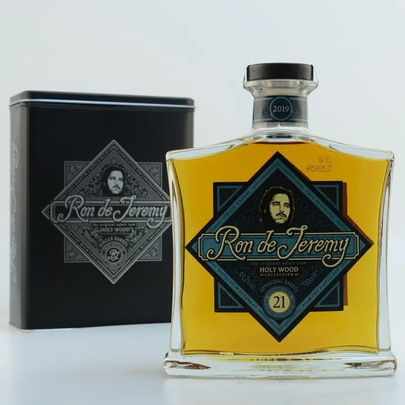 Bottle of Diamond Ron de Jeremy Holywood Armagnac Barrel 21