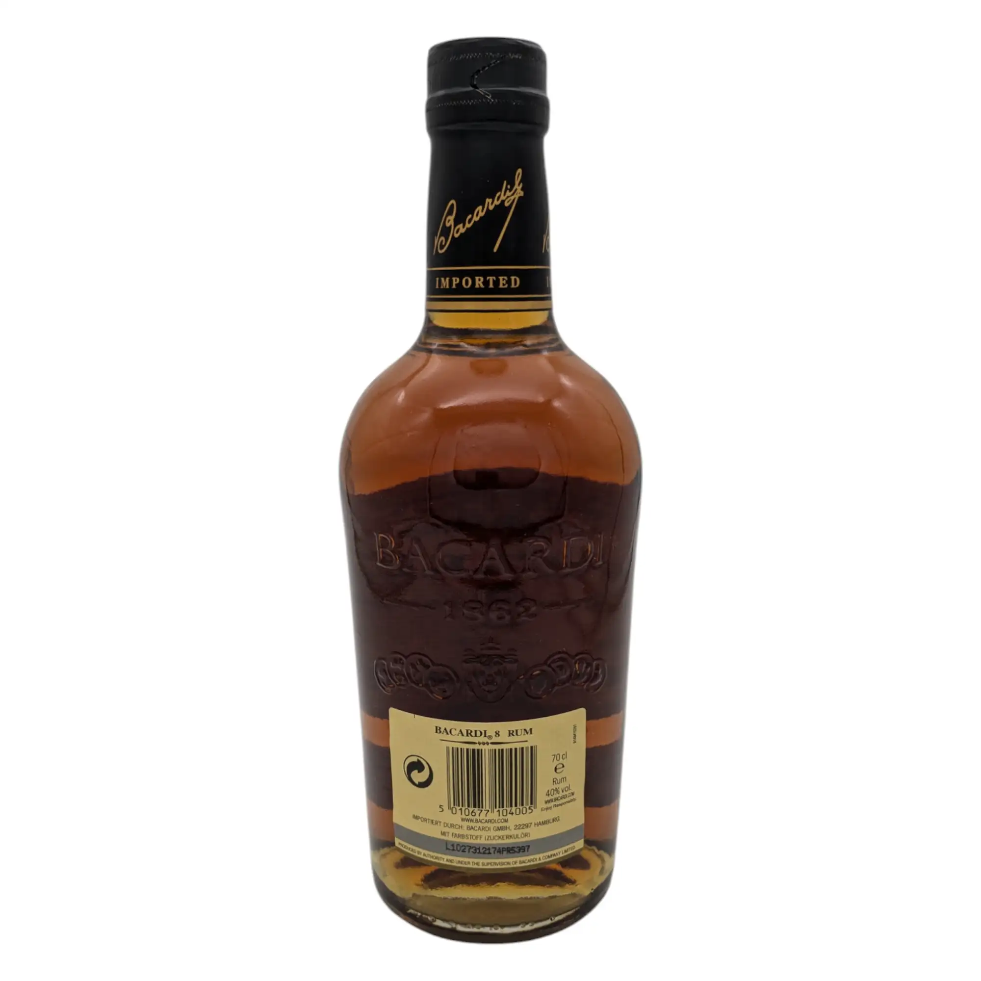 High resolution image of Bacardi Reserva Superior