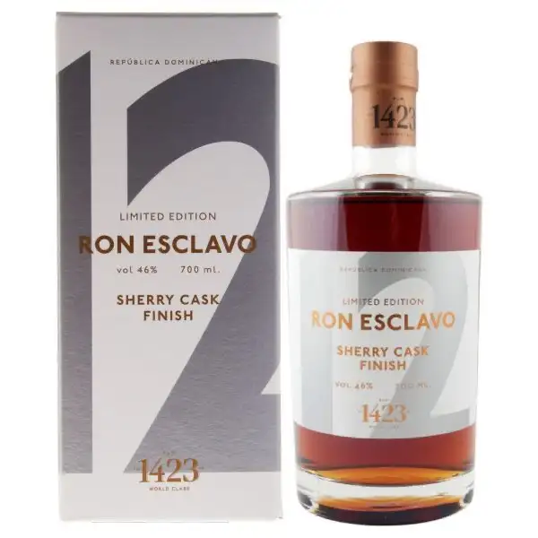 Bottle of Oliver & Oliver Ron Esclavo Sherry Cask Finish