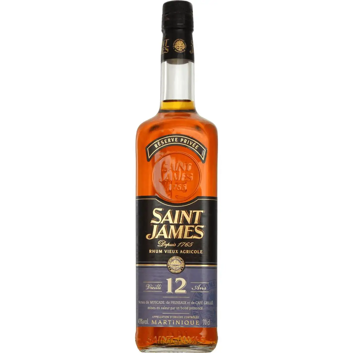 Bottle of Saint James 12 Ans Reservée Privée