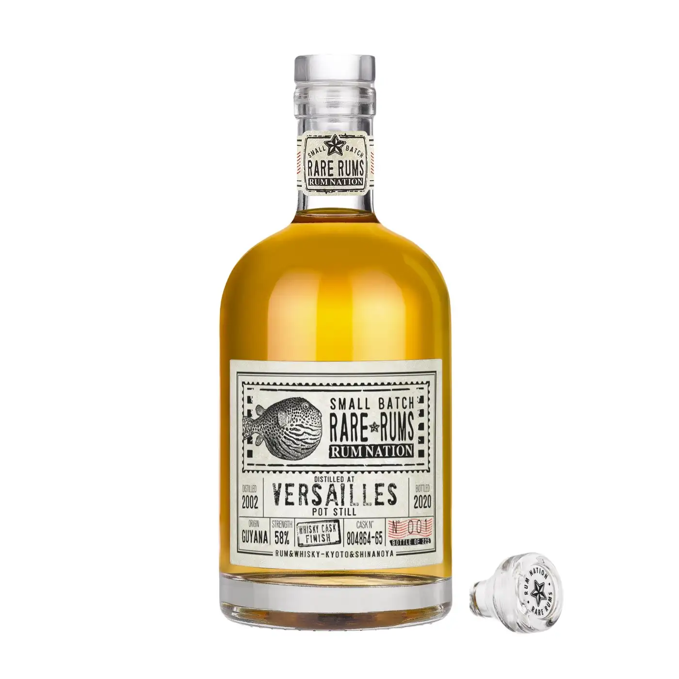 Bottle of Rum Nation Versailles Small Batch Rare Rums (Rum&Whisky - Shinanoya) 2002