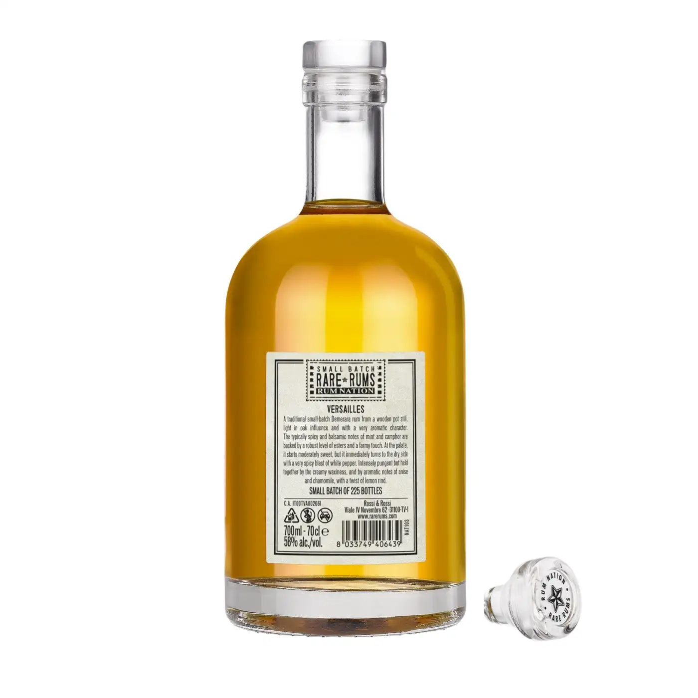 High resolution image of Rum Nation Versailles Small Batch Rare Rums (Rum&Whisky - Shinanoya) 2002