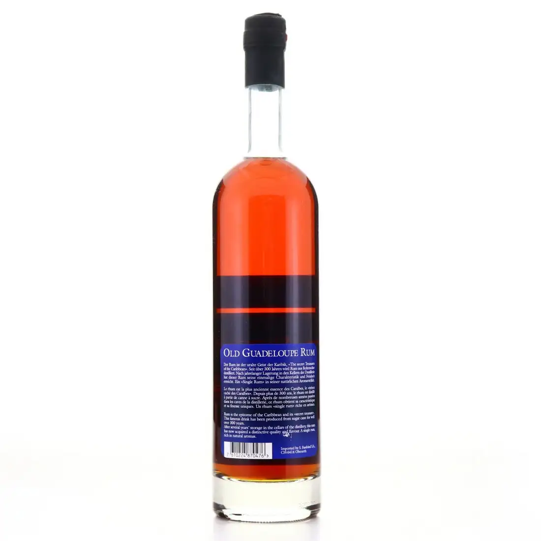 High resolution image of Fassbind AG Gardel Secret Treasures Old Guadeloupe Rum 1989