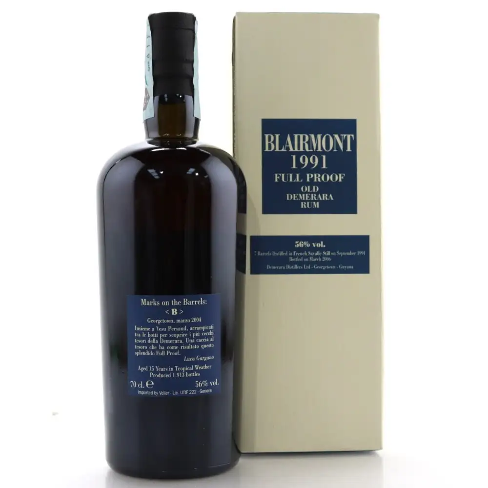 High resolution image of Velier Blairmont <B> 1991