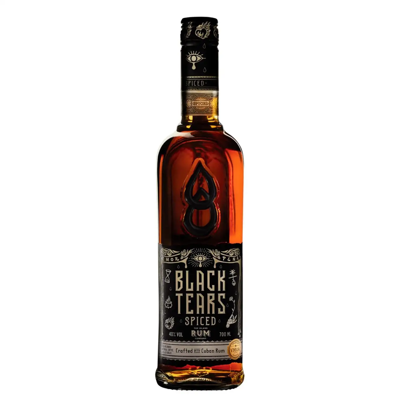 Bottle of The Island Rum Company Paraíso Black Tears (Black Label)