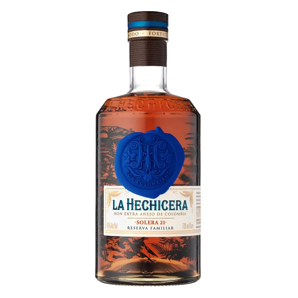 Bottle of La Hechicera Fine Aged Rum