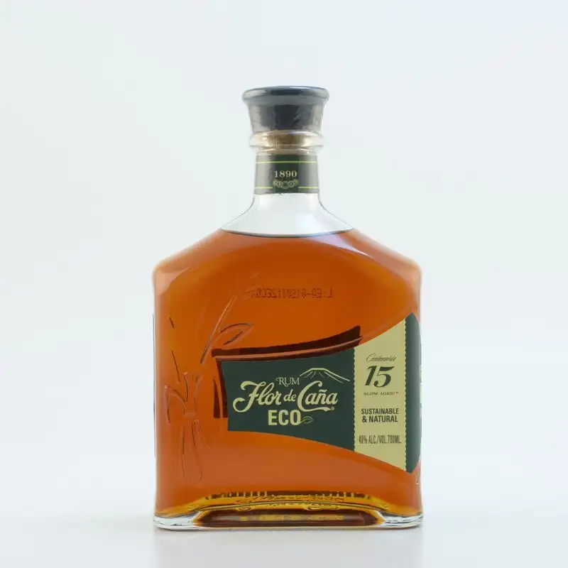 Bottle of Flor de Caña 15 Años ECO