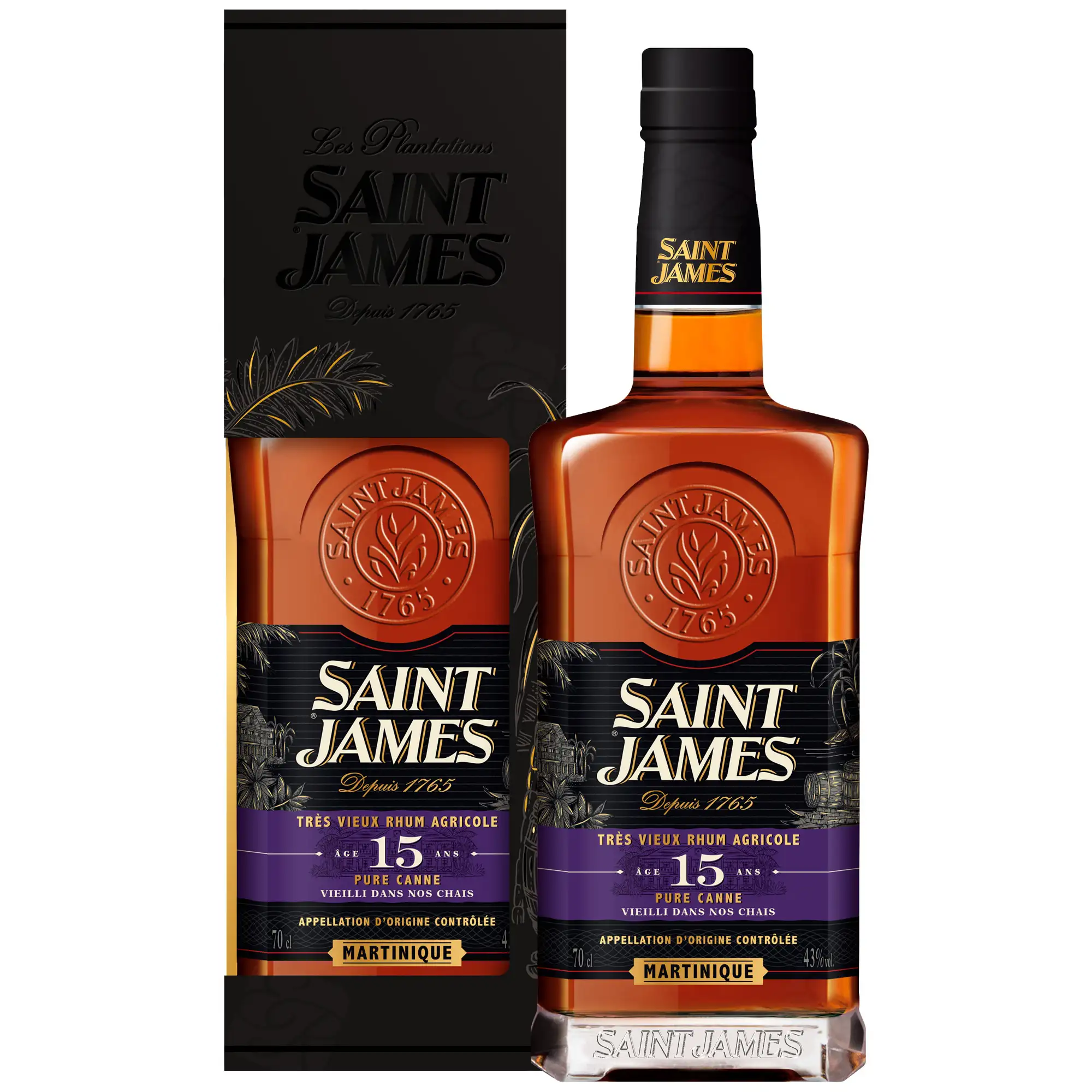 Bottle of Saint James 15 Ans