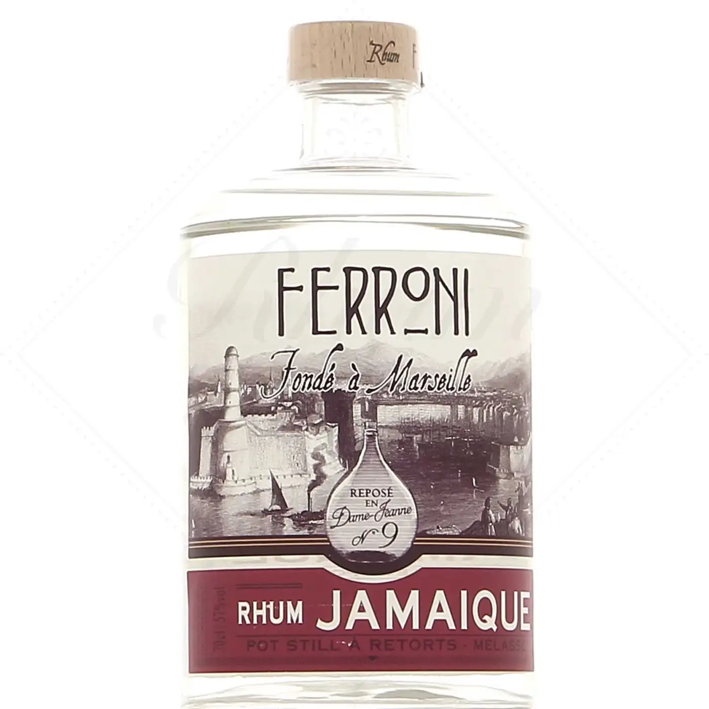 Bottle of Ferroni Worthy Park La Dame Jeanne 9 Jamaïque