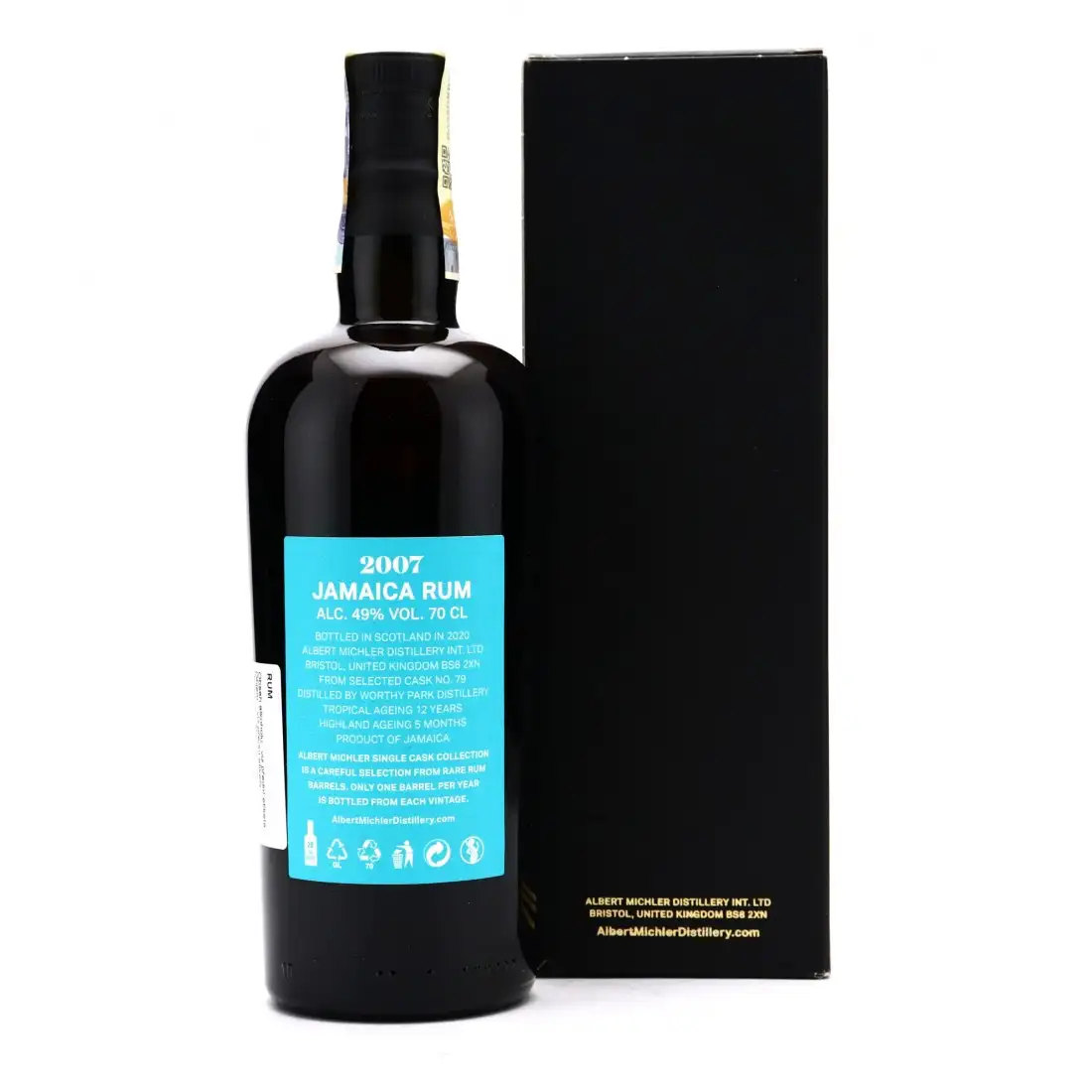Image haute résolution de Albert Michler Distillery Worthy Park Jamaica Rum 2007