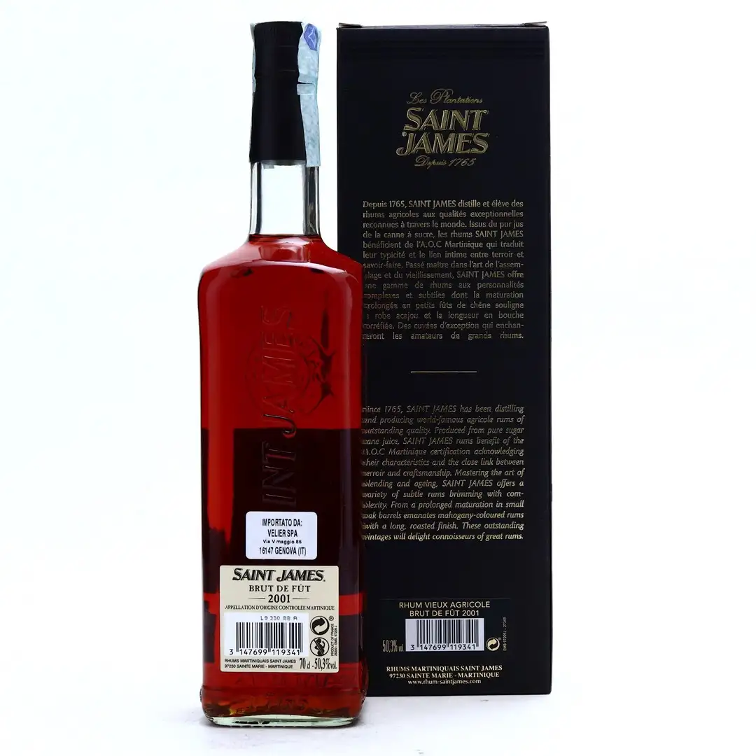 High resolution image of Velier Saint James Brut de fût 2001
