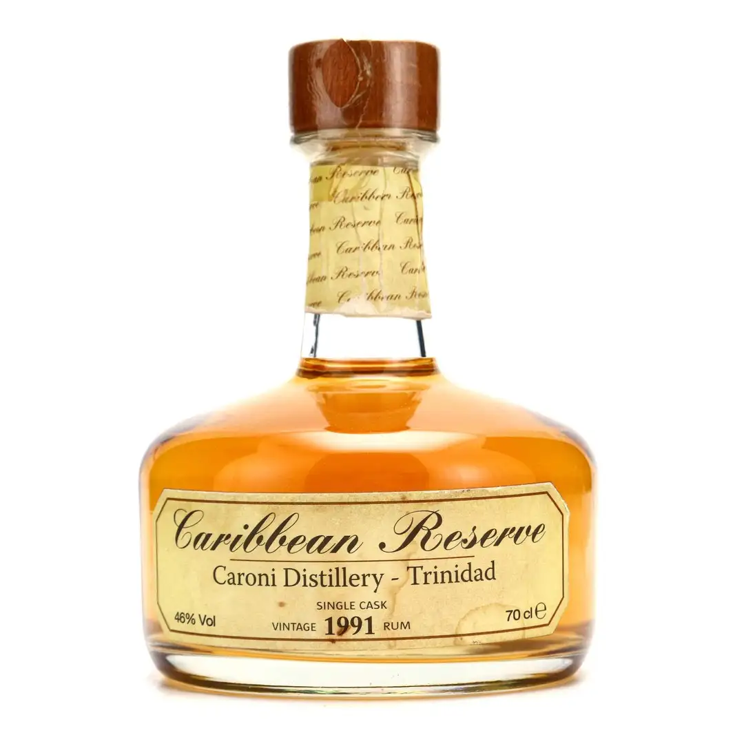 Bottle of Liquid Gold Caroni Caribbean Reserve Caroni Distillery 1991