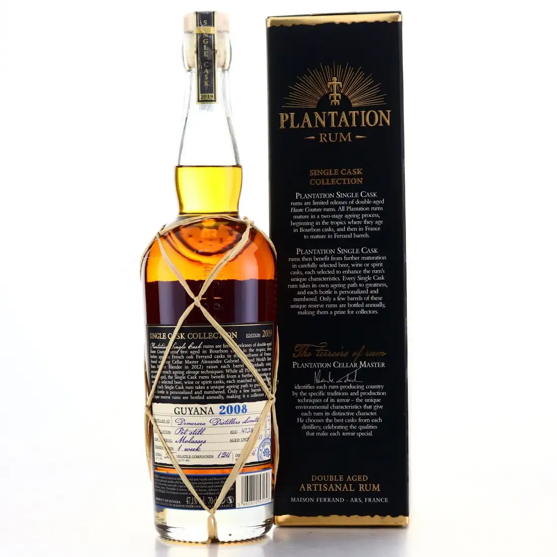 Image haute résolution de DDL Plantation Guyana 2008 (Red Pineau Charentes Cask)
