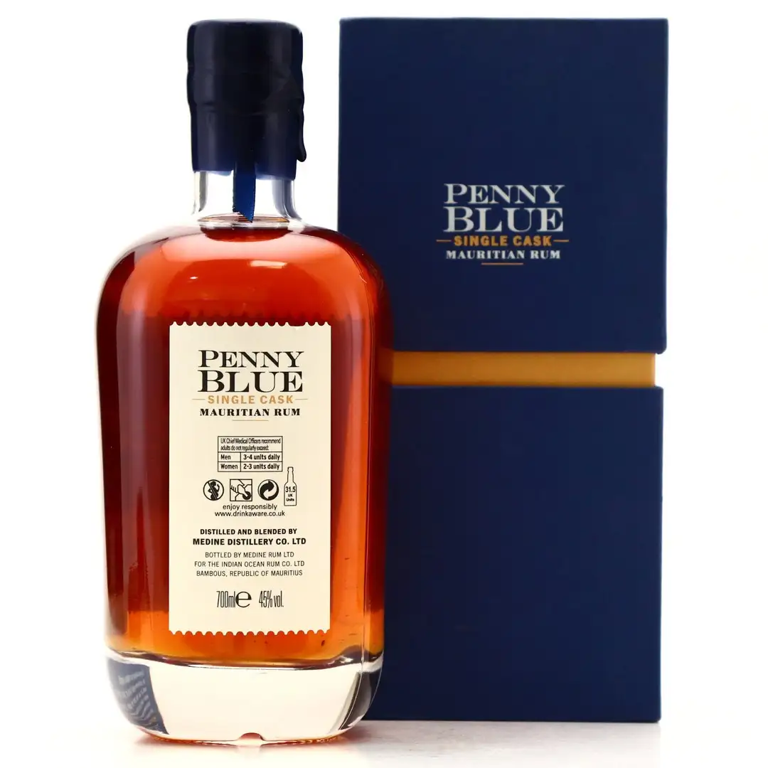High resolution image of Medine Estate Penny Blue Single Cask 2006