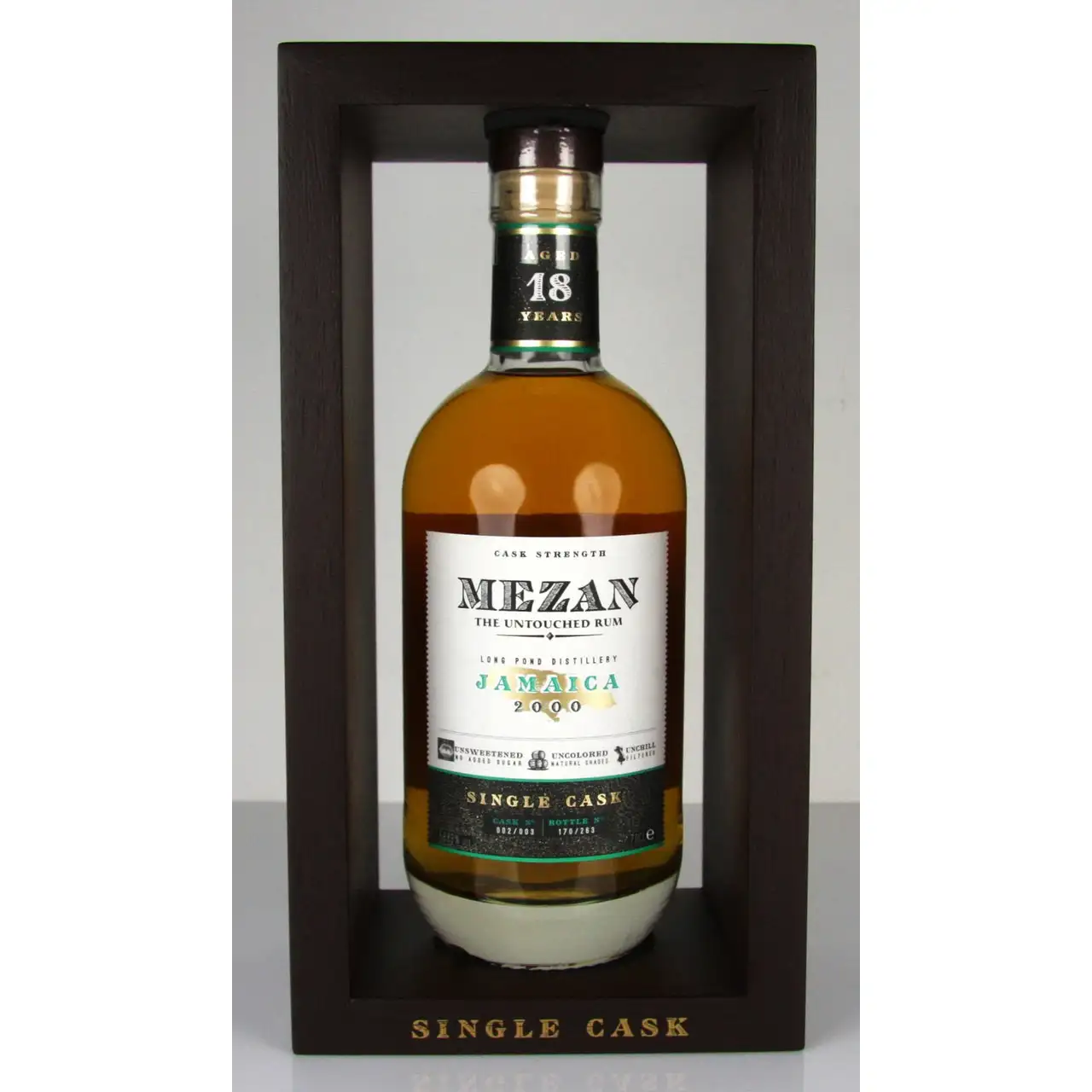 Bottle of Mezan Long Pond Jamaica 2000