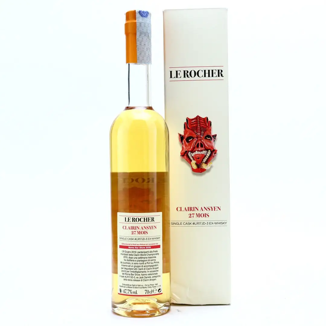 Image haute résolution de Velier Le Rocher Clairin Ansyen (Jack Daniels Cask) 2017