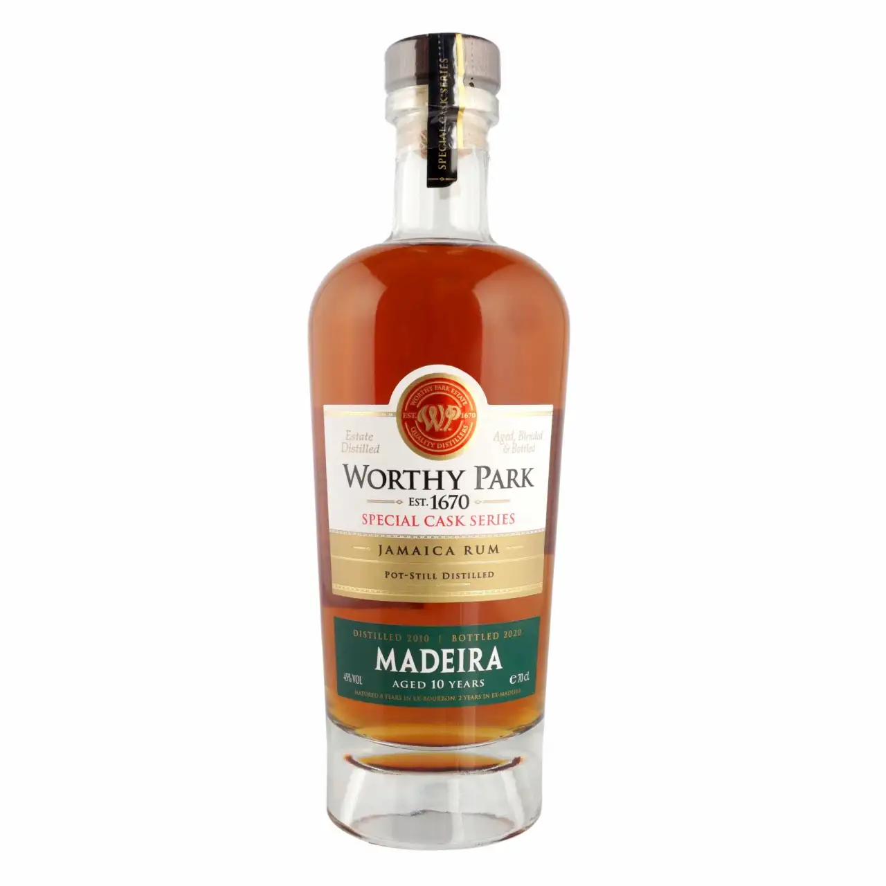Bottle of Worthy Park Special Cask Series Madeira 2010