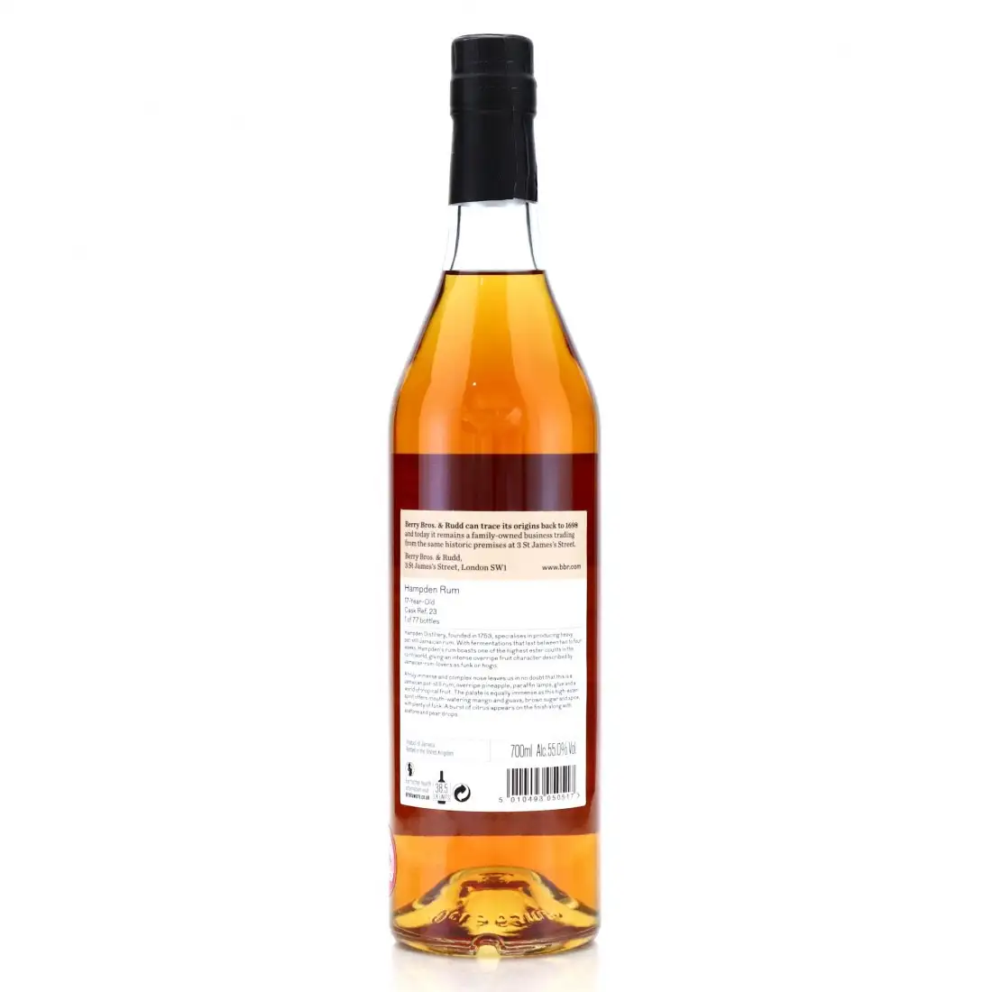 High resolution image of Berry Bros &amp; Rudd Hampden 17-Year-Old LROK 2000