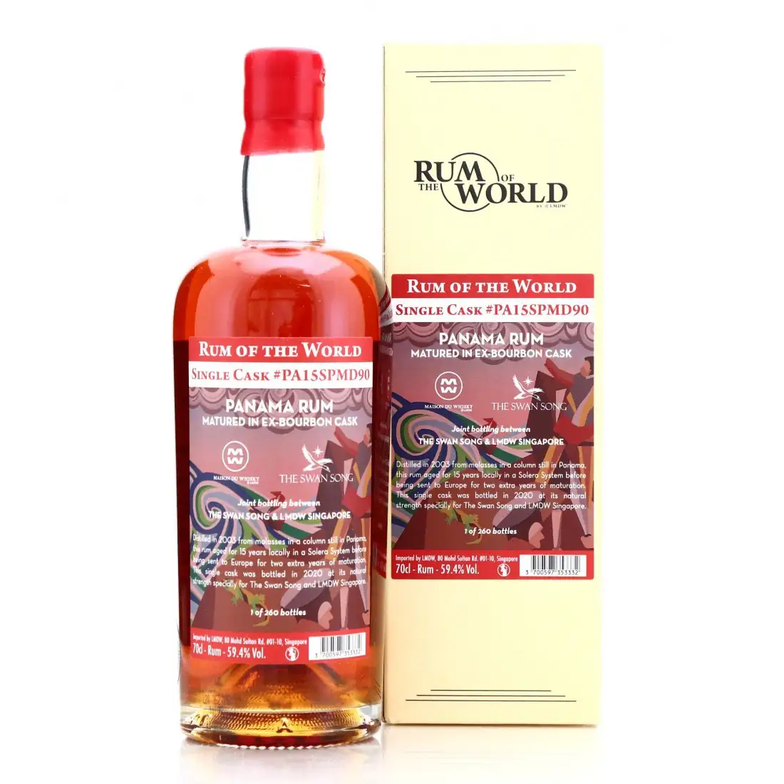 Image haute résolution de Fine Spirits Rum of the World (LMDW & The Swan Song) 2003